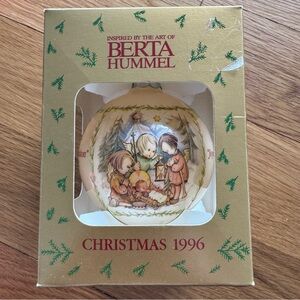 Berta Hummel Christmas Ornament 1996 Joyous Celebration Nativity Goebel With Box